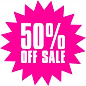50% off everything!